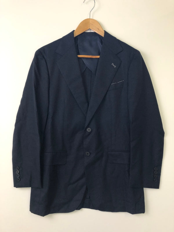 【中古品】【メンズ】 TAKEO KIKUCHI タケオキクチ セットアップ スーツ + シャツ2枚セット 147-260904-AS-26-hon サイズ：2 カラー：ネイビー 万代Net店