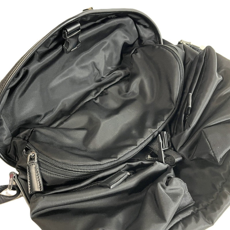 【中古美品】【メンズ】 PRADA プラダ 未使用品 プラダ PRADA Re-Nylon ショルダーバッグ ナイロン/レザー 2VD062 F0002 NERO 180-250204-SS-01-ich 万代Net店