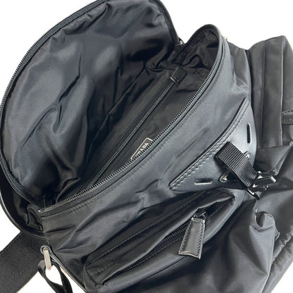 【中古美品】【メンズ】 PRADA プラダ 未使用品 プラダ PRADA Re-Nylon ショルダーバッグ ナイロン/レザー 2VD062 F0002 NERO 180-250204-SS-01-ich 万代Net店