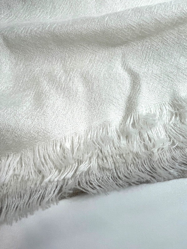 【中古美品】【レディース】 未使用品 HERMES エルメス 大判ショール ソフトカシミヤ グラデーション ストライプ アイボリー ベージュ ブラウン 183-250923-SS-03-ich 万代Net店