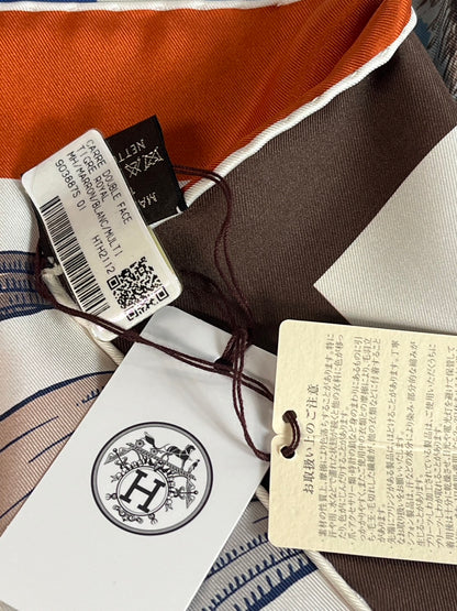 【中古美品】【レディース】 HERMES エルメス 未使用品 エルメス カレ90 ダブルフェイス TIGRE ROYAL 王者の虎 182-241016-SS-5-ich 万代Net店