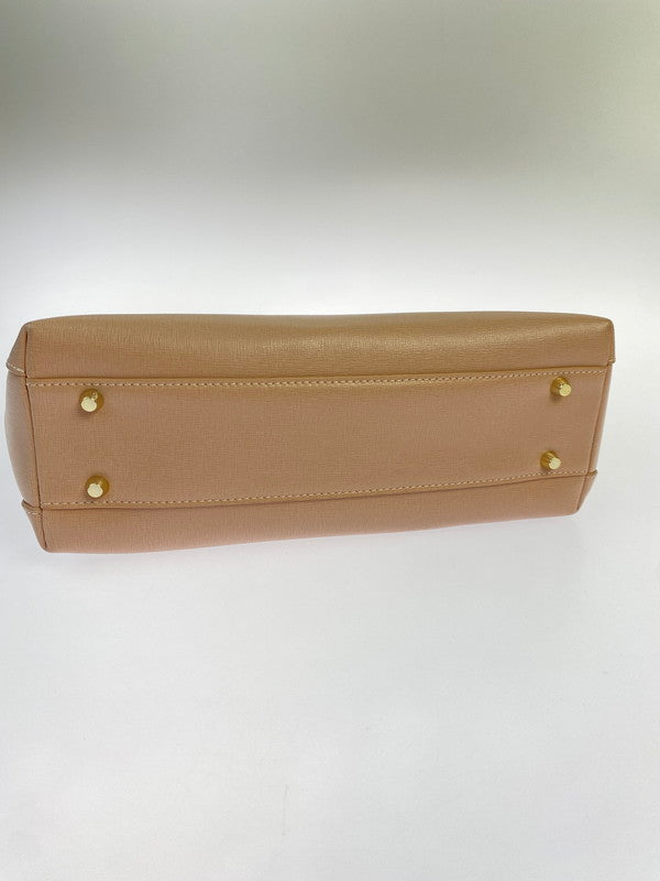 【LIFTる。景品】【中古美品】【メンズ/レディース】 Furla フルラ AGATA アガタ 2WAY ハンドバッグ ショルダーバッグ レディース レザー 188-250521-em-02-min カラー：ローズ 万代Net店