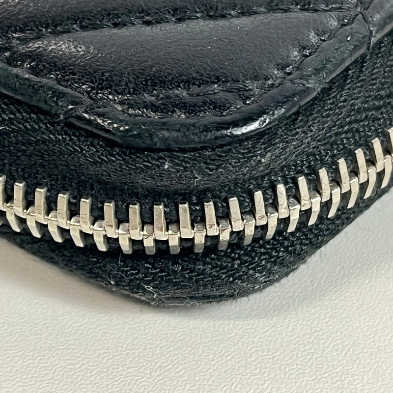 【中古品】【レディース】 CHANEL シャネル 長財布 ラウンドファスナー ラムスキン ステッチ ブラックシャネル 181-250723-AA-01-ich カラー：ブラック 万代Net店