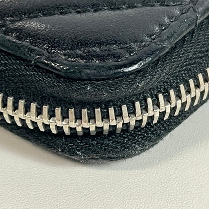 【中古品】【レディース】 CHANEL シャネル 長財布 ラウンドファスナー ラムスキン ステッチ ブラックシャネル 181-250723-AA-01-ich カラー：ブラック 万代Net店