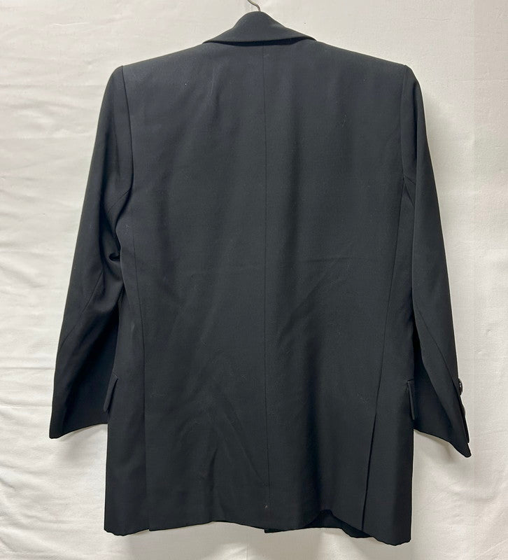 【中古品】【メンズ】 YVES SAINT LAURENT イヴ・サンローラン タキシード ジャケット LAINE-WOOL 183-250724-AA-04-ich サイズ：36 カラー：ブラック 万代Net店