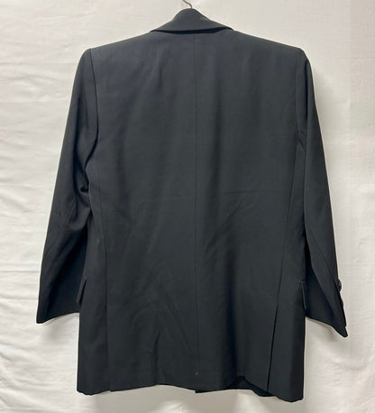 【中古品】【メンズ】 YVES SAINT LAURENT イヴ・サンローラン タキシード ジャケット LAINE-WOOL 183-250724-AA-04-ich サイズ：36 カラー：ブラック 万代Net店