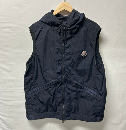 【中古品】【メンズ】 MONCLER モンクレール TOUQUES GIUBBOTTO ベスト ネイビー サイズ5 183-250724-AA-11-ich カラー：ネイビー(col 743) 万代Net店