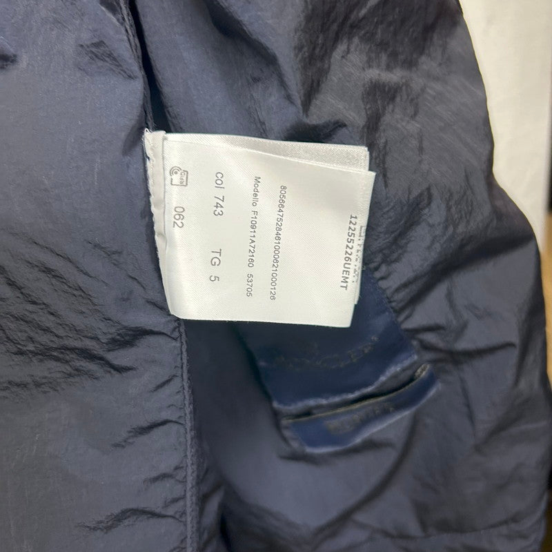 【中古品】【メンズ】 MONCLER モンクレール TOUQUES GIUBBOTTO ベスト ネイビー サイズ5 183-250724-AA-11-ich カラー：ネイビー(col 743) 万代Net店