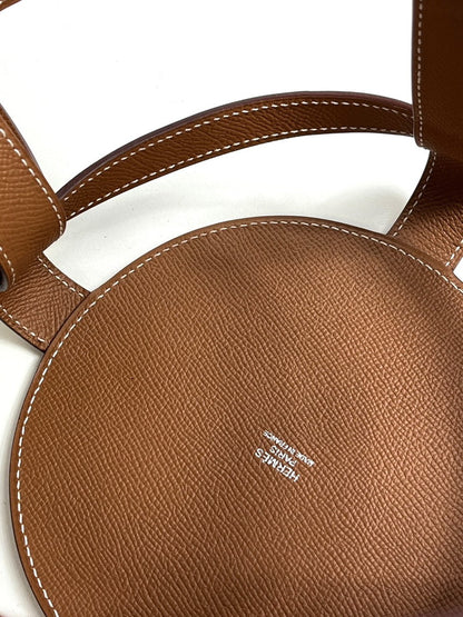 【中古美品】【レディース】 HERMES エルメス 未使用 HERMES エルメス ミュザルディーヌ ハンドバッグ ブラウン ポション2個セット 180-241216-SS-11-ich 万代Net店