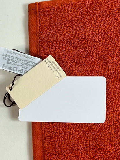 【中古美品】【レディース】 HERMES エルメス 未使用 エルメス HERMES タオルハンカチ オレンジ 183-250116-SS-04-ich 万代Net店