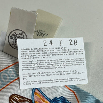 【中古美品】【レディース】 HERMES エルメス 未使用 エルメス HERMES ツイリー スカーフ ファニー・アイスクリーム 185-250122-SS-03-ich 万代Net店