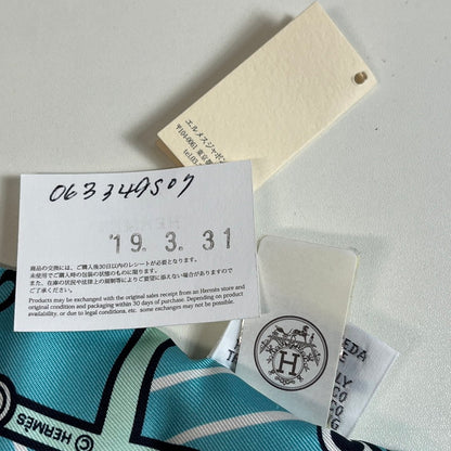 【中古美品】【レディース】 HERMES エルメス 未使用 エルメス HERMES ツイリー スカーフ カドリージュ バヤデール 183-250122-SS-07-ich 万代Net店