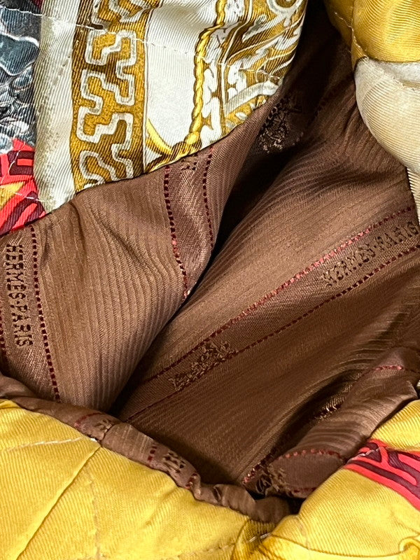 【中古品】【レディース】 HERMES エルメス Hermes エルメス デニムジャケット レディース ブラウン コットン/シルク 金ボタン ヴィンテージ 38 183-250122-SS-14-ich 万代Net店