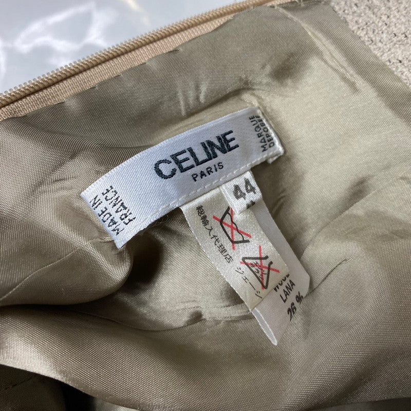 【中古品】【レディース】 CELINE セリーヌ セットアップ ジャケット/スカート ウール/ポリ グレー ヴィンテージ 44 183-250122-SS-13-ich 万代Net店