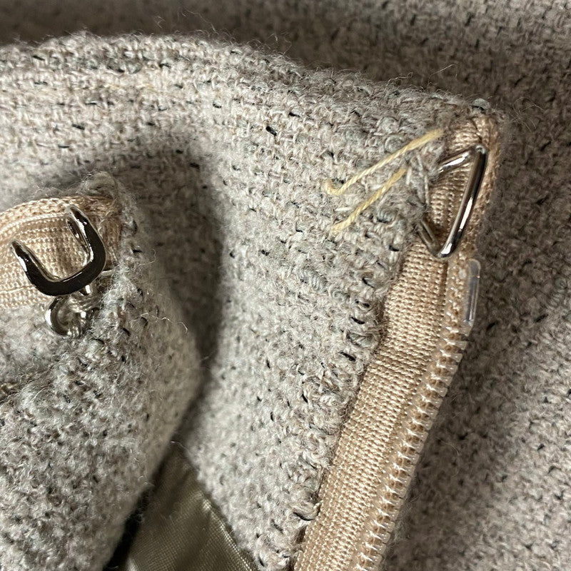 【中古品】【レディース】 CELINE セリーヌ セットアップ ジャケット/スカート ウール/ポリ グレー ヴィンテージ 44 183-250122-SS-13-ich 万代Net店