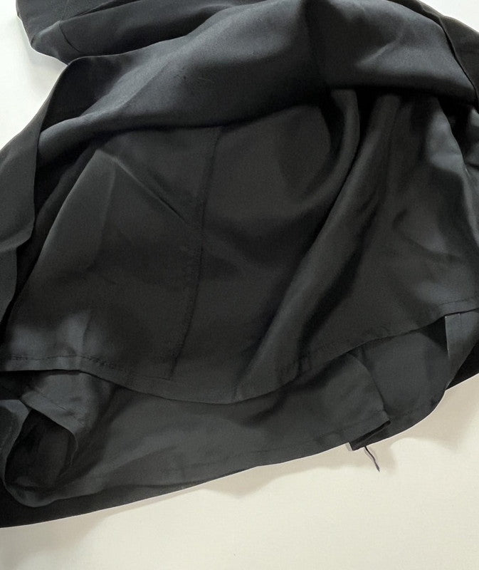 【中古美品】【レディース】 ワイズ ヨウジヤマモト ロングワンピース 長袖ワンピース ノーカラー ウール/レーヨン ブラック 170-250225-SS-02-ich 万代Net店