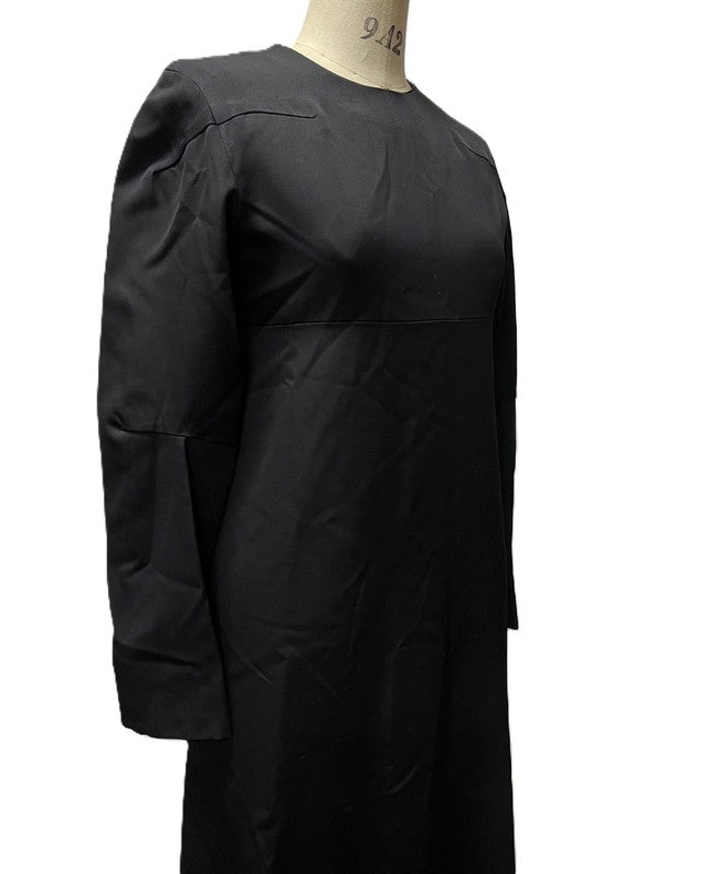 【中古美品】【レディース】 ワイズ ヨウジヤマモト ロングワンピース 長袖ワンピース ノーカラー ウール/レーヨン ブラック 170-250225-SS-02-ich 万代Net店