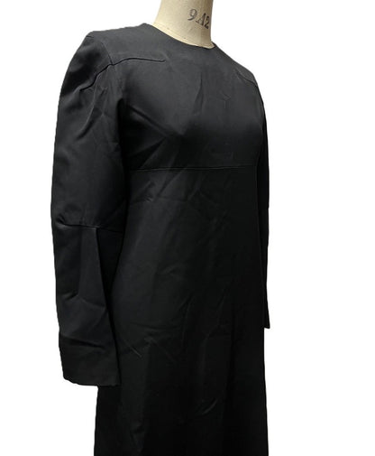 【中古美品】【レディース】 ワイズ ヨウジヤマモト ロングワンピース 長袖ワンピース ノーカラー ウール/レーヨン ブラック 170-250225-SS-02-ich 万代Net店