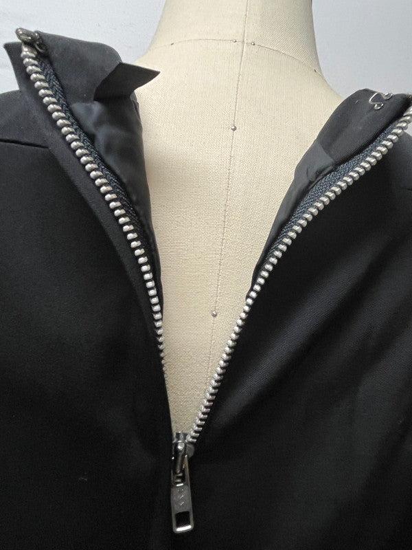 【中古美品】【レディース】 ワイズ ヨウジヤマモト ロングワンピース 長袖ワンピース ノーカラー ウール/レーヨン ブラック 170-250225-SS-02-ich 万代Net店