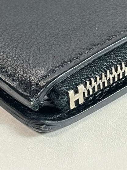 【中古美品】【メンズ/レディース】 HERMES エルメス HERMES エルメス ノートパッド (EAジップ)ノートカバー 手帳カバー A5 ヴォースイフト ブラック 183-250303-SS-02-ich 万代Net店