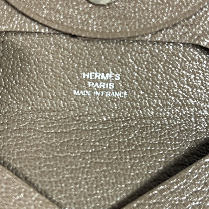 【中古美品】【レディース】 HERMES エルメス 未使用 エルメス HERMES バスティア コインケース エトゥープ エプソン 2023年 181-250305-SS-02-ich 万代Net店