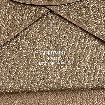 【中古美品】【レディース】 HERMES エルメス 未使用 エルメス HERMES カルヴィデュオ カードケース コインケース エトゥープ エプソン 181-250305-SS-03-ich 万代Net店