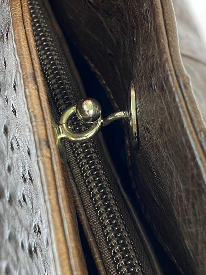 【中古品】【メンズ/レディース】 JRA トートバッグ レディース 革 カバン ハンドバッグ 裏スウェード 188-250521-em-03-min カラー：ブラウン 万代Net店