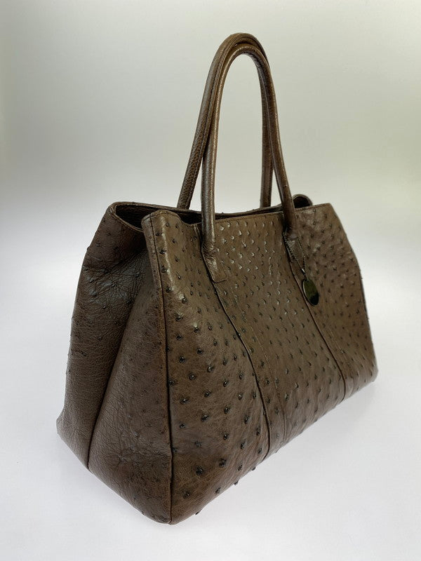 【中古品】【メンズ/レディース】 JRA トートバッグ レディース 革 カバン ハンドバッグ 裏スウェード 188-250521-em-03-min カラー：ブラウン 万代Net店