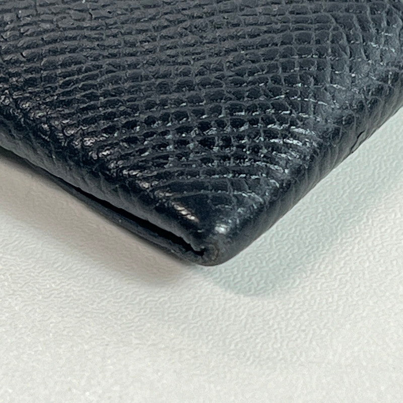 【中古品】【レディース】 HERMES エルメス バスティア 二つ折り コインケース ノワール エプソン ブラック 2019年製 181-250320-SS-05-ich カラー：ブラック 万代Net店