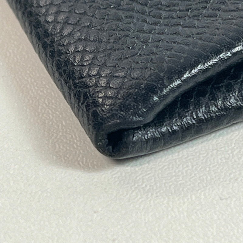 【中古品】【レディース】 HERMES エルメス バスティア 二つ折り コインケース ノワール エプソン ブラック 2019年製 181-250320-SS-05-ich カラー：ブラック 万代Net店