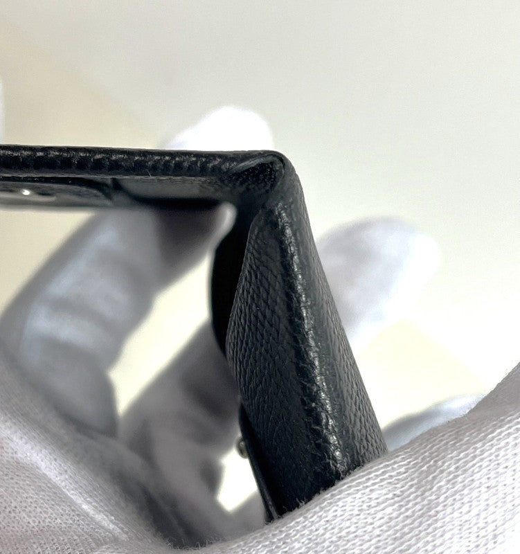 【中古品】【レディース】 HERMES エルメス バスティア 二つ折り コインケース ノワール エプソン ブラック 2019年製 181-250320-SS-05-ich カラー：ブラック 万代Net店
