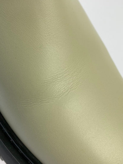 【中古品】【レディース】 HERMES エルメス ハロウ サイドゴアブーツ レザー 靴 シューズ 167-260301-AS-21-min サイズ：下記参照 カラー：ホワイト/ブラック 万代Net店