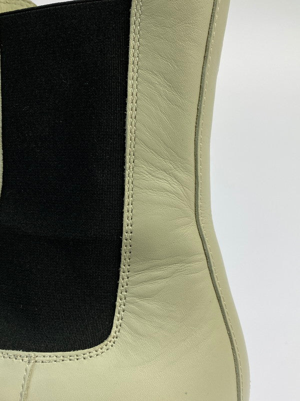 【中古品】【レディース】 HERMES エルメス ハロウ サイドゴアブーツ レザー 靴 シューズ 167-260301-AS-21-min サイズ：下記参照 カラー：ホワイト/ブラック 万代Net店