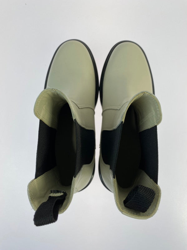 【中古品】【レディース】 HERMES エルメス ハロウ サイドゴアブーツ レザー 靴 シューズ 167-260301-AS-21-min サイズ：下記参照 カラー：ホワイト/ブラック 万代Net店