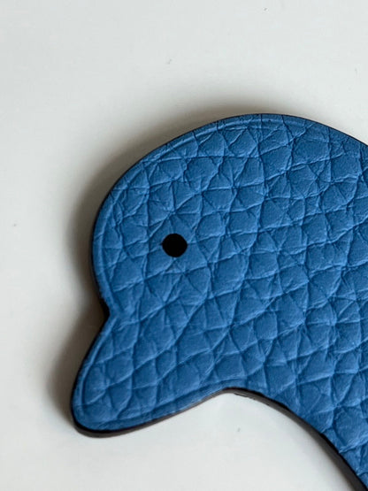 【中古美品】【レディース】 HERMES エルメス 極美品 HERMES エルメス バッグチャーム プティアッシュ アヒル ブルー系 182-250410-SS-01-ich 万代Net店