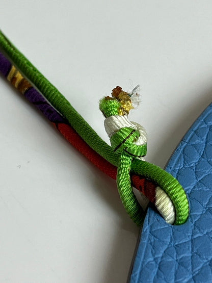 【中古美品】【レディース】 HERMES エルメス 極美品 HERMES エルメス バッグチャーム プティアッシュ アヒル ブルー系 182-250410-SS-01-ich 万代Net店