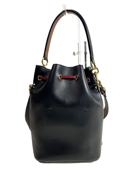 【中古美品】【レディース】 美品 FENDI フェンディ モントレゾール レッド 8BT309 ショルダーバッグ 180-250817-SS-03-ich カラー：ブラック×ブラウン×レッド 万代Net店