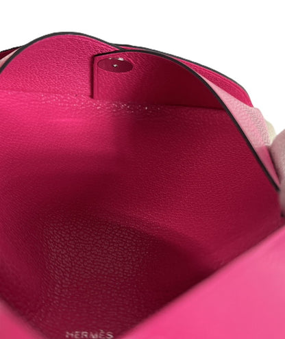 【中古美品】【レディース】 HERMES エルメス 未使用 HERMES エルメス カルヴィ シェーブル ローズポップ ピンク コインケース 181-250513-SS-04-ich 万代Net店