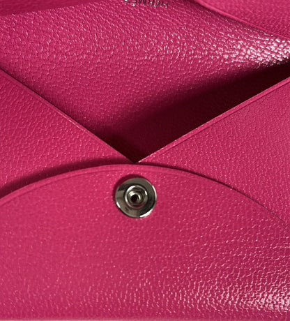 【中古美品】【レディース】 HERMES エルメス 未使用 HERMES エルメス カルヴィ シェーブル ローズポップ ピンク コインケース 181-250513-SS-04-ich 万代Net店
