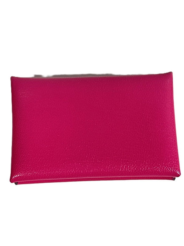 【中古美品】【レディース】 HERMES エルメス 未使用 HERMES エルメス カルヴィ シェーブル ローズポップ ピンク コインケース 181-250513-SS-04-ich 万代Net店