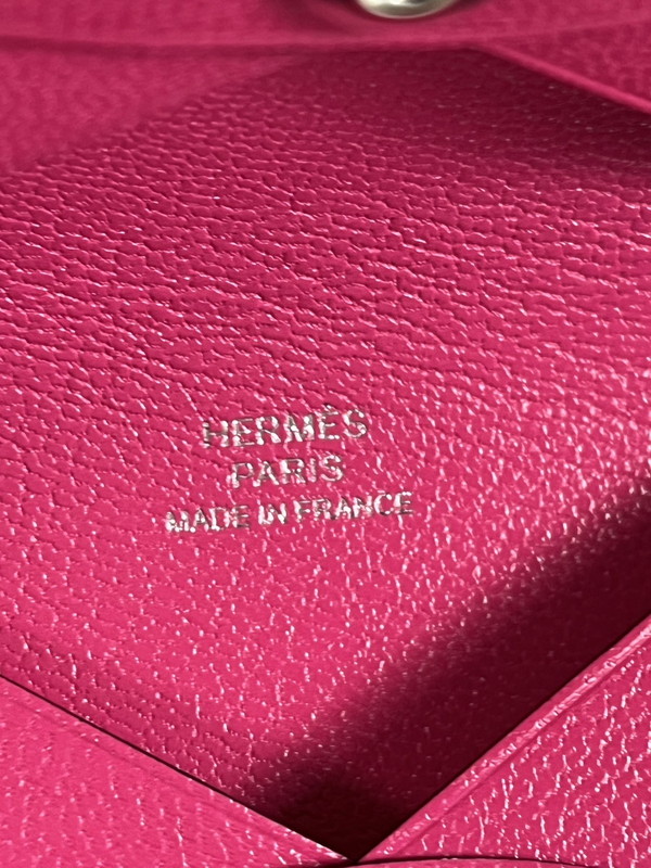 【中古美品】【レディース】 HERMES エルメス 未使用 HERMES エルメス カルヴィ シェーブル ローズポップ ピンク コインケース 181-250513-SS-04-ich 万代Net店