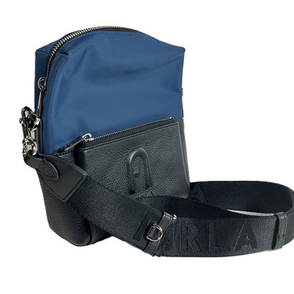 【中古美品】【レディース】 未使用品 Furla フルラ アーバン クロスボディ スモール グレイン カーフ ナイロン ロゴ 180-250608-SS-07-ich 万代Net店