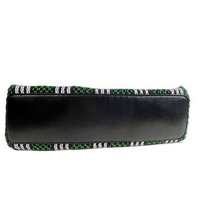 【中古美品】【レディース】 未使用品 フルラ トートバッグ WB00919 ストライプロープ プリムラ ホーボーバッグ L ソレントカーフスキン グリーン ストライプ メッシュ あみあみ 180-250608-SS-08-ich 万代Net店