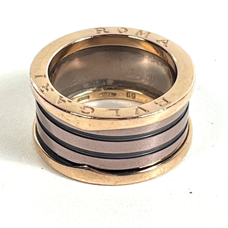 【中古品】【レディース】 BVLGARI ブルガリ BVLGALI ブルガリ リング ビーゼロワン K18PG メタル サイズ59(19号) 182-250706-SS-05-ich 万代Net店