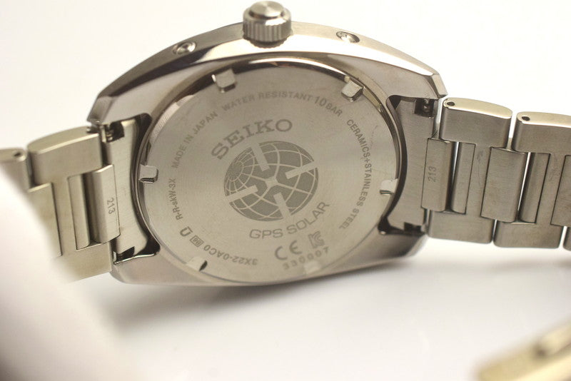【中古美品】【メンズ】 SEIKO セイコー アストロン ASTRON 3X22-0AC0 SSJ005JC 腕時計 ステンレススチール メンズ GPSソーラー 黒文字盤 195-250907-SS-09-ich 万代Net店