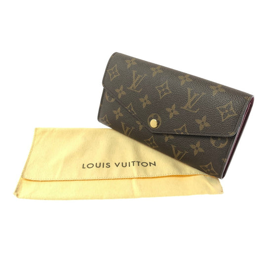 【中古美品】【メンズ】 LOUIS VUITTON ルイ・ヴィトン PORTEFEUILLE SARA M62234 ポルトフォイユ・サラ モノグラム 長財布 179-260618-rt-01-tagh カラー：フューシャ 万代Net店