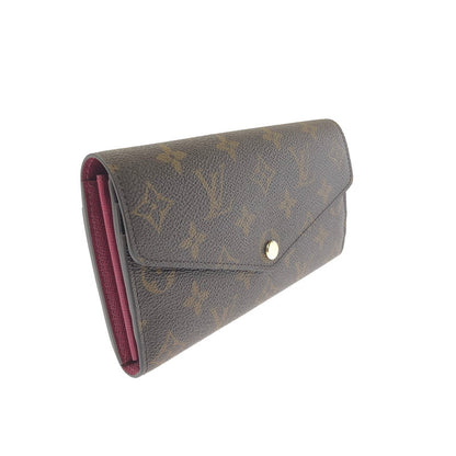 【中古美品】【メンズ】 LOUIS VUITTON ルイ・ヴィトン PORTEFEUILLE SARA M62234 ポルトフォイユ・サラ モノグラム 長財布 179-260618-rt-01-tagh カラー：フューシャ 万代Net店