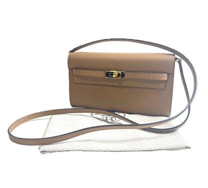 【中古美品】【レディース】 極美品 エルメス HERMES ケリートゥー ゴー タッチ チャイ エプソン ゴールド金具 Ｕ(2022年) 180-250901-SS-01-ich カラー：チャイ 万代Net店