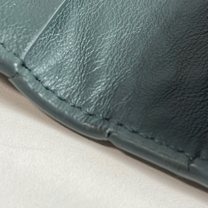 【中古品】【レディース】 ボッテガヴェネタ BOTTEGA VENETA 二つ折り長財布 イントレチャート 181-250905-SS-01-ich カラー：ダークグリーン系 万代Net店