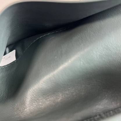 【中古品】【レディース】 ボッテガヴェネタ BOTTEGA VENETA 二つ折り長財布 イントレチャート 181-250905-SS-01-ich カラー：ダークグリーン系 万代Net店